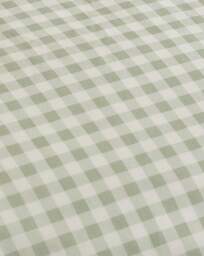 CL Gingham Check Fitted Sheet GRN Green - Catherine Lansfield - Size: KING - thumbnail 3