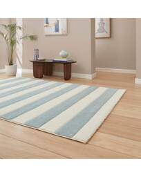 Catherine Lansfield Cove Stripe Rug Blue - Catherine Lansfield - Size: 80X150 - thumbnail 3