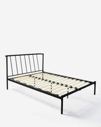 Cole Curved Metal Bed Black - JD Williams - Size: SINGLE - thumbnail 3