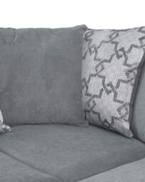 Grace Left Hand Corner Sofa Pewter - thumbnail 4