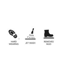 My Mat Rubber Doormat Natural - Size: 45X75 - thumbnail 4