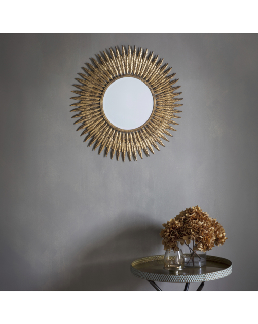 Gallery Quill Mirror Gold - Gallery Direct - image 1