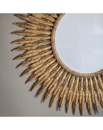Gallery Quill Mirror Gold - Gallery Direct - thumbnail 2