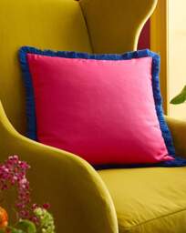 SR Darling Diagonal Stripe Cushion Bright - Sophie Robinson - Size: 50X50 - thumbnail 2