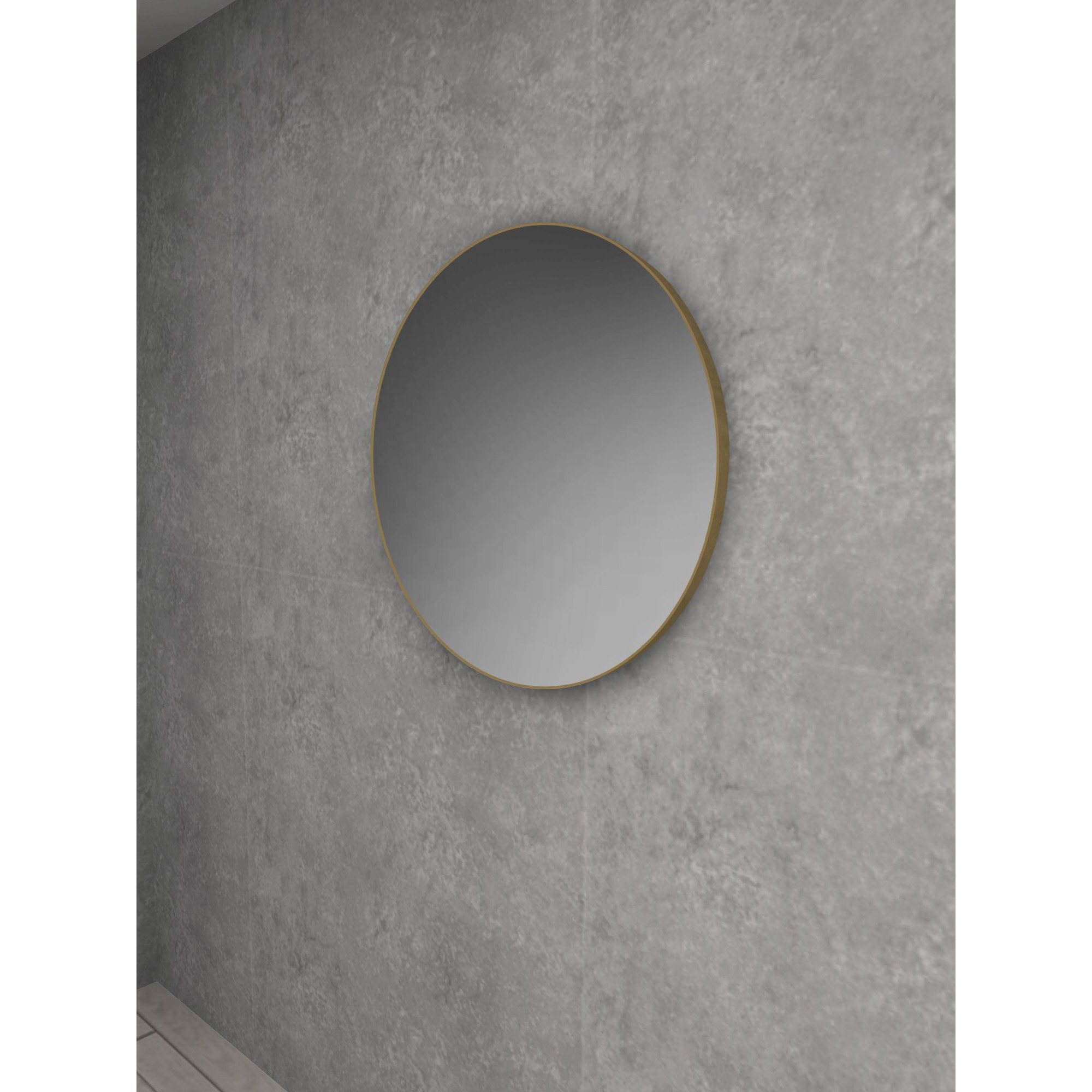 HiB Fusion Round Bathroom Mirror - image 1