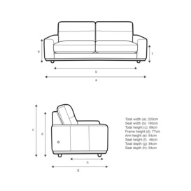 G Plan Vintage The Seventy One Large 3 Seater Sofa - thumbnail 2