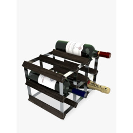 RTA Freestanding Wood Wine Rack, 9 Bottle - thumbnail 1
