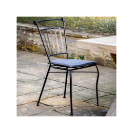 Gallery Direct Ripetta Metal Garden Dining Chair, Black