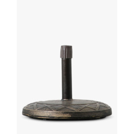 Gallery Direct Viali Parasol Base Weight, 20kg, Aged Brass - thumbnail 3
