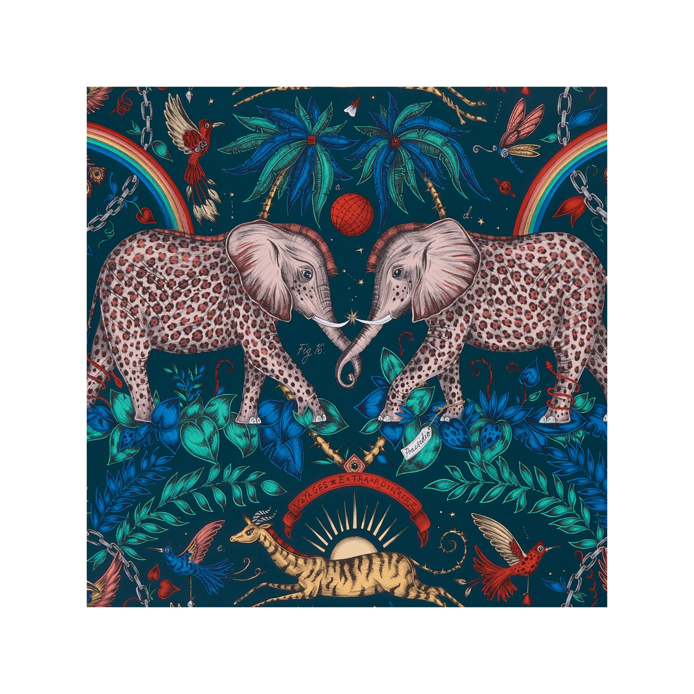 Clarke & Clarke Emma J. Shipley Zambezi Wallpaper by John Lewis 