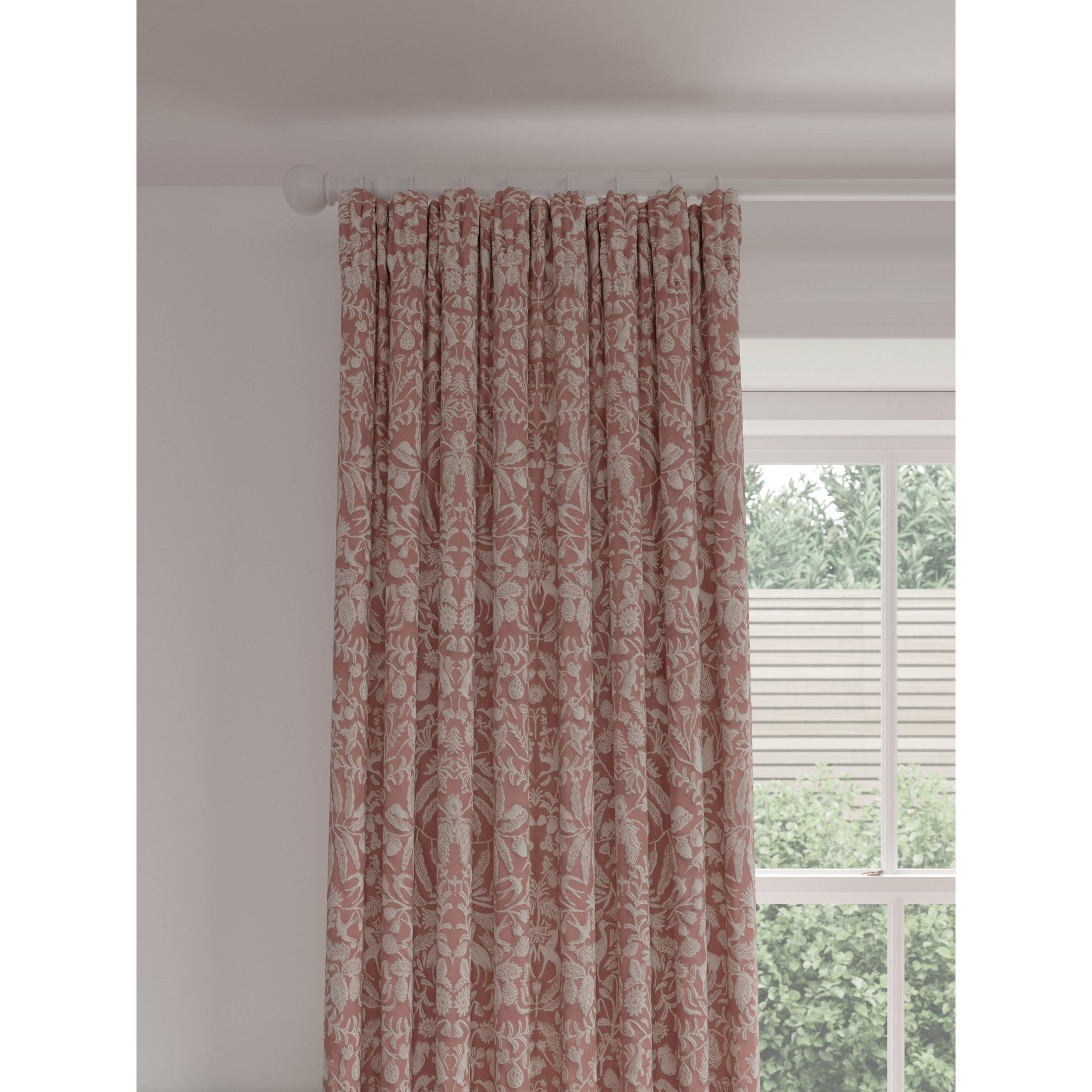 John Lewis Woodland Fable Weave Pair Lined Pencil Pleat Curtains - image 1