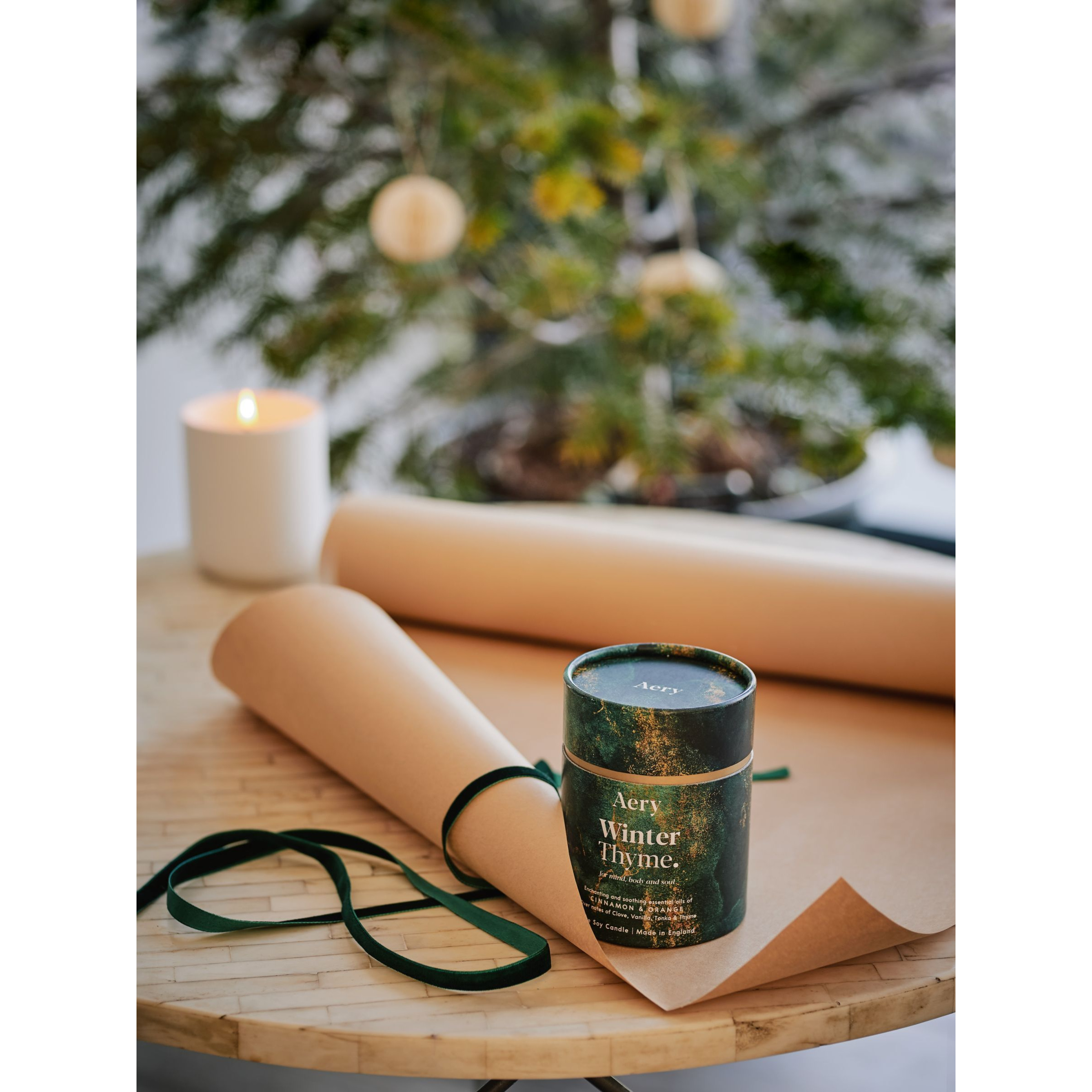 Aery Winter Thyme Mini Candles Gift Set