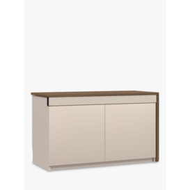 Bisley Hideaway Swing Sideboard with Right Hand Desk & Power Sockets - thumbnail 1