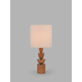 John Lewis Stacked Wooden Table Lamp