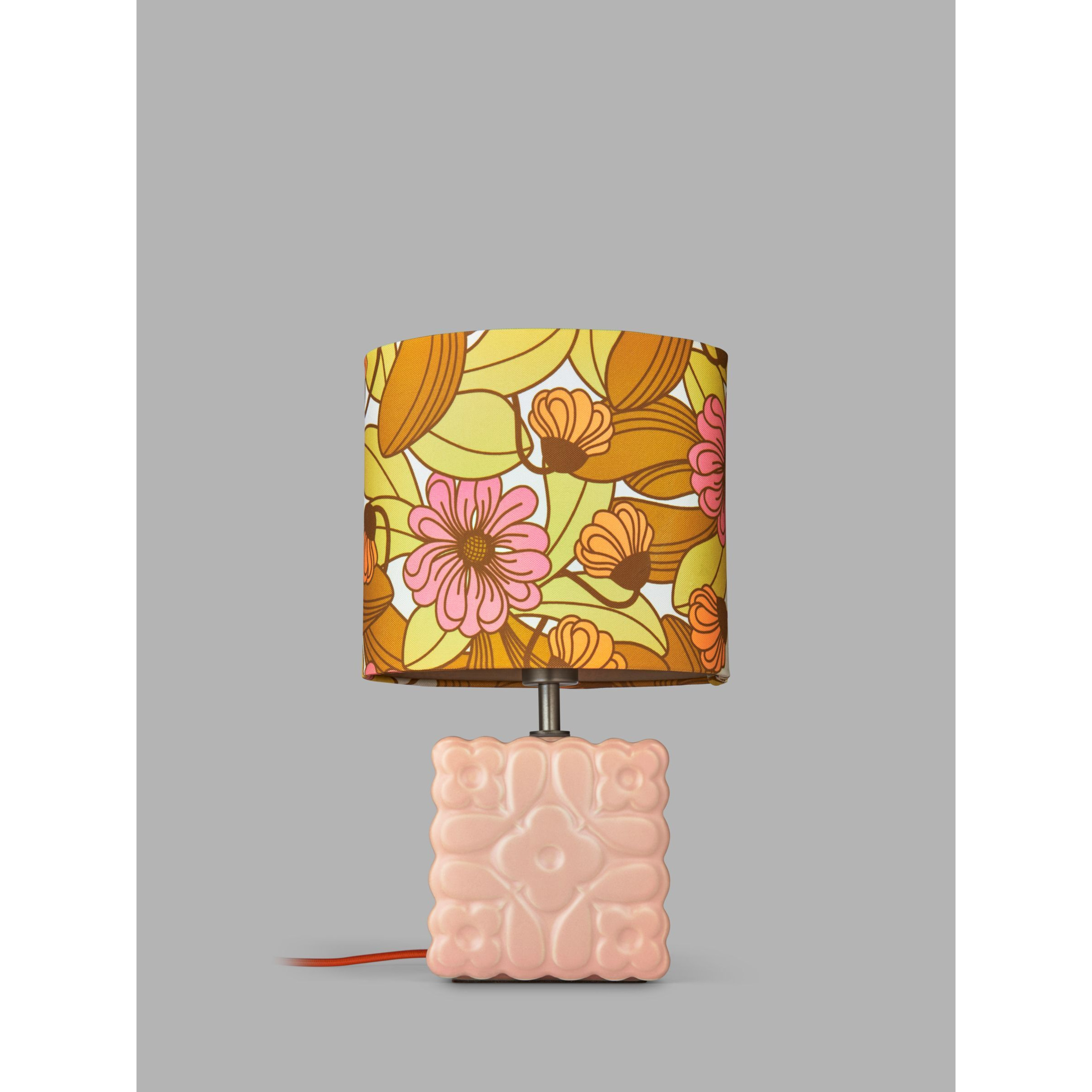 Orla Kiely Juniper Stem Ceramic Table Lamp, Light Pink - image 1