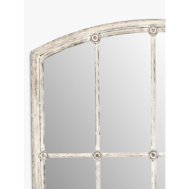 One.World Fairfield Arched Metal Wall Mirror, 137 x 75cm, White - thumbnail 2