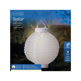 Kaemingk LED Solar Lantern, White - thumbnail 2