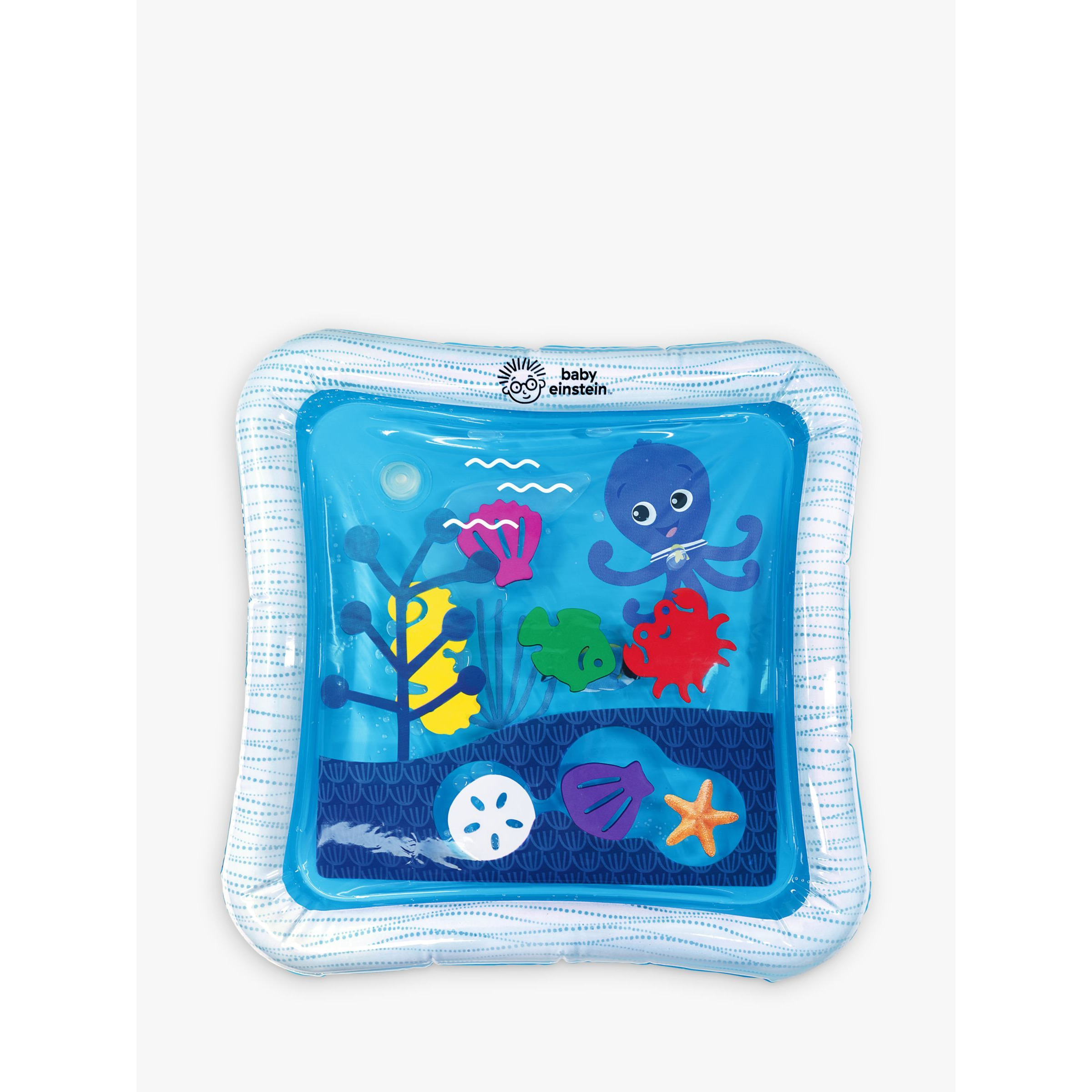Baby Einstein Opus the Octopus Ocean of Discovery Tummy Time Water Mat, Blue/Multi - image 1