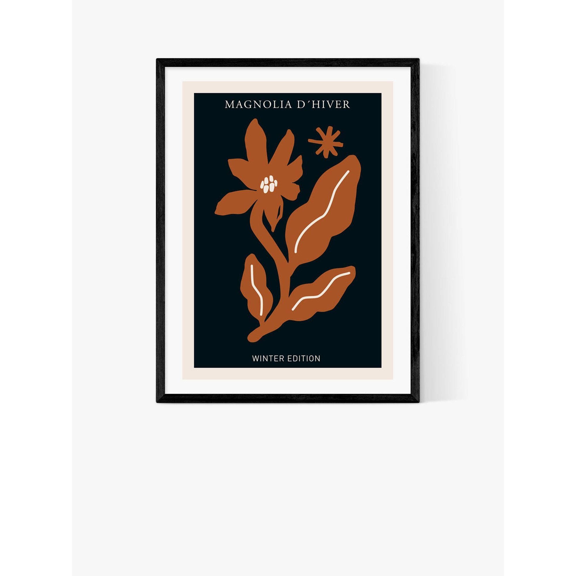 EAST END PRINTS Ani Vidotto 'Magnolia d'Hiver Rust' Framed Print - image 1
