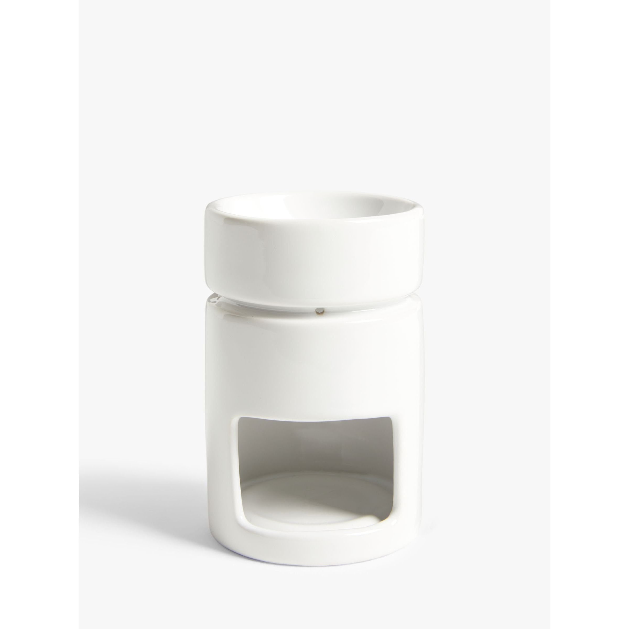 John Lewis ANYDAY Plain Ceramic Oil Burner, White