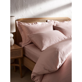 John Lewis Soft & Silky Specialist Temperature Balancing 400 Thread Count Cotton Fitted Sheet - thumbnail 2
