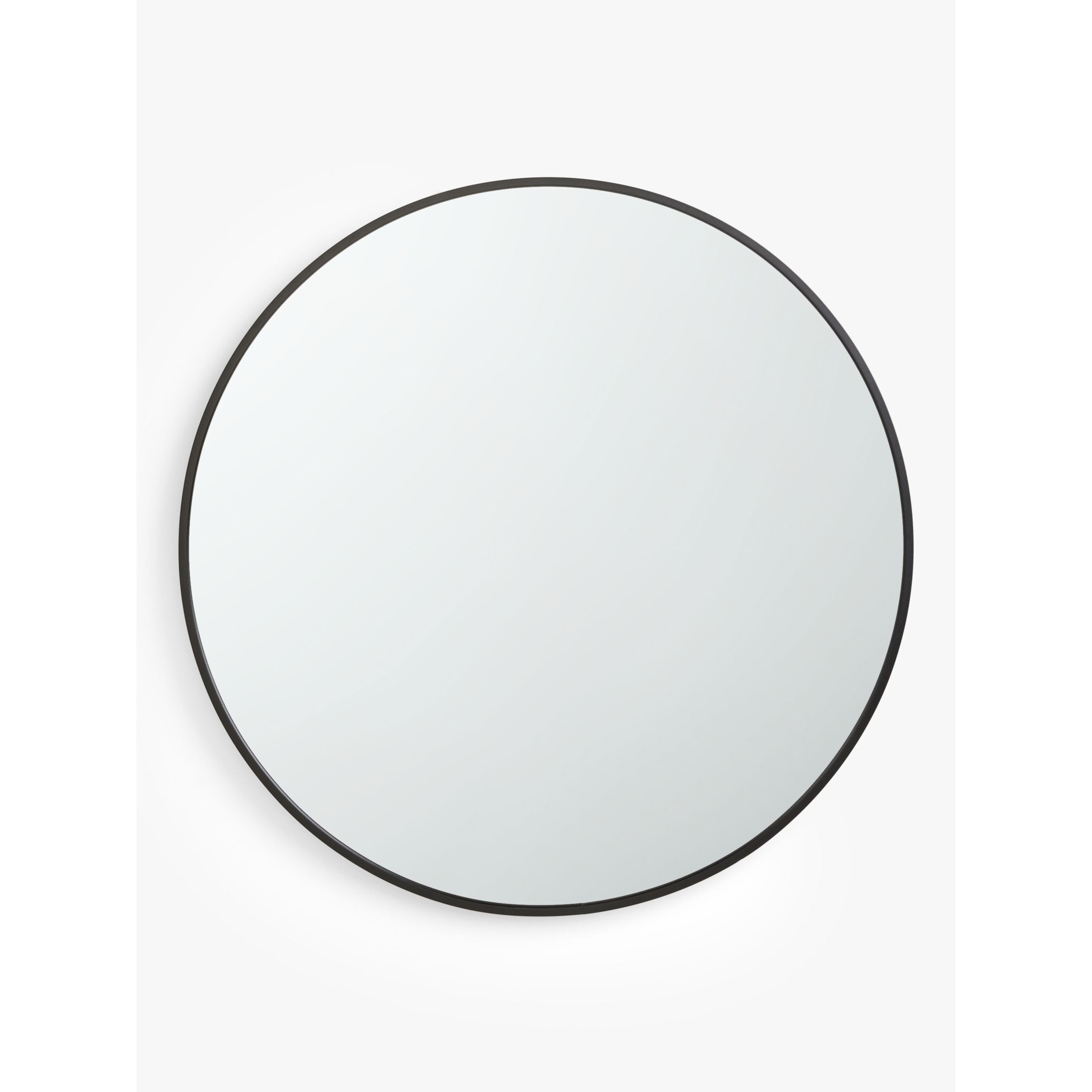 John Lewis ANYDAY Thin Metal Frame Round Wall Mirror, 65cm - image 1
