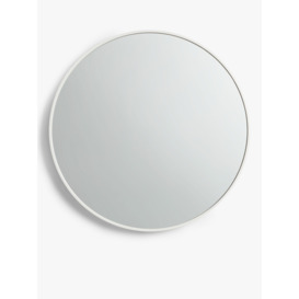 John Lewis ANYDAY Thin Metal Frame Round Wall Mirror, 65cm