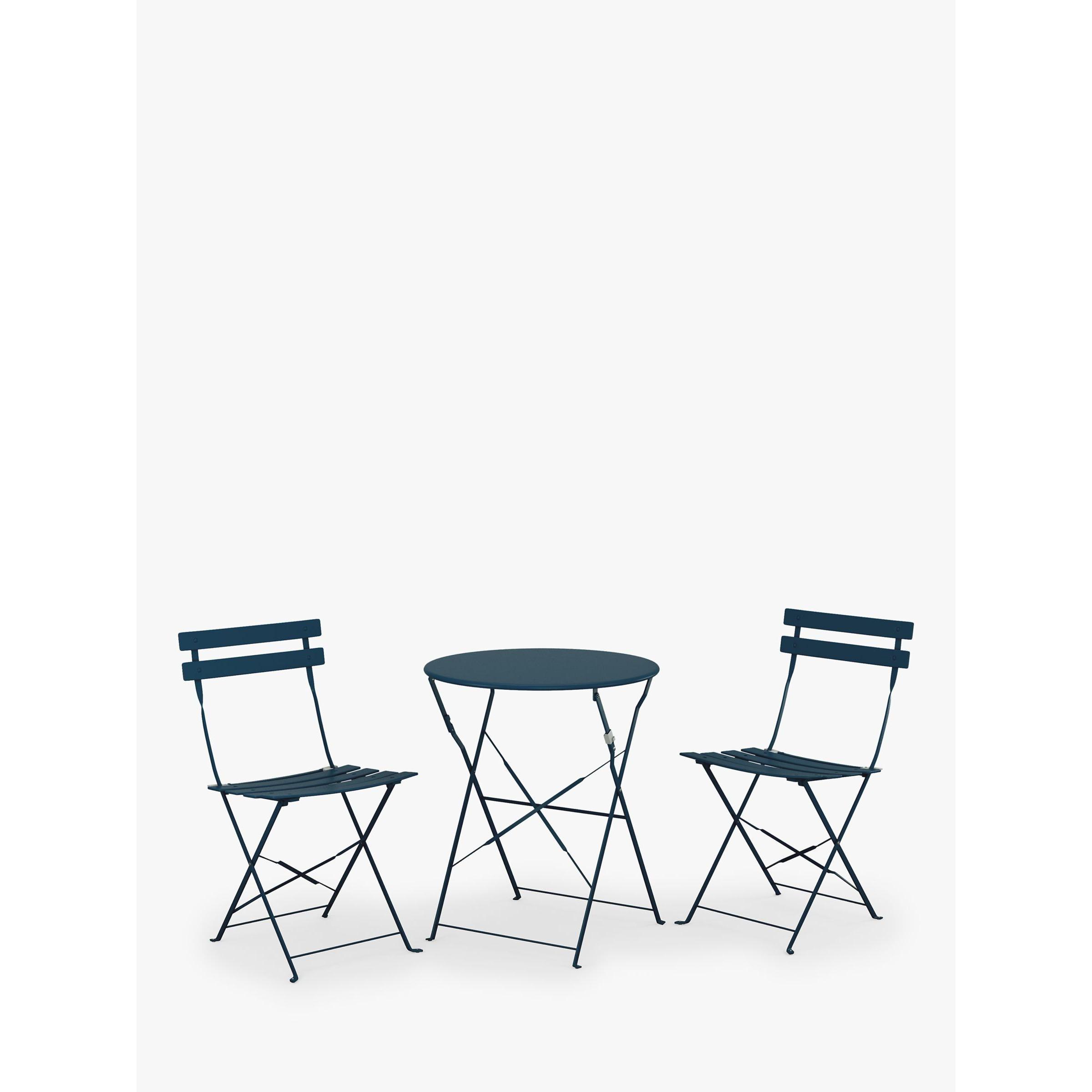John Lewis ANYDAY Camden 2-Seater Garden Bistro Table & Chairs Set - image 1