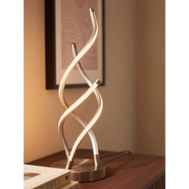 John Lewis Grasses LED Table Lamp, Satin Nickel - thumbnail 2