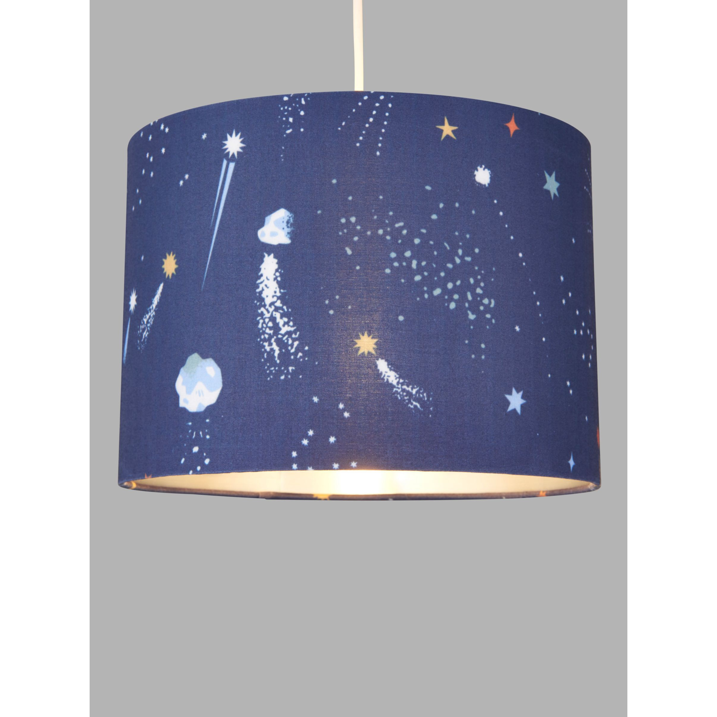 John Lewis Rockets Lamp & Ceiling Shade - image 1