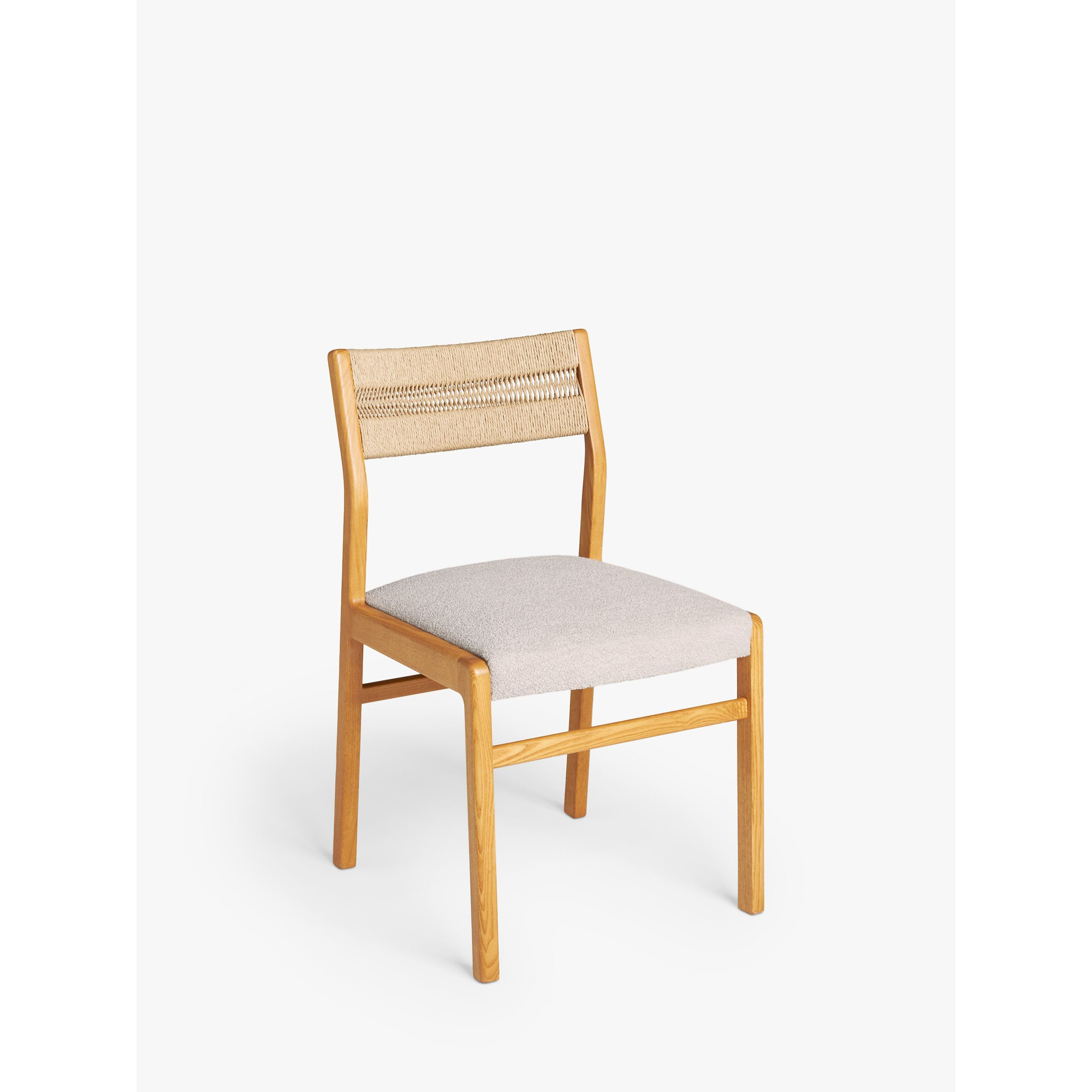 John Lewis Wycombe Rope Back Dining Chair, Ash - image 1