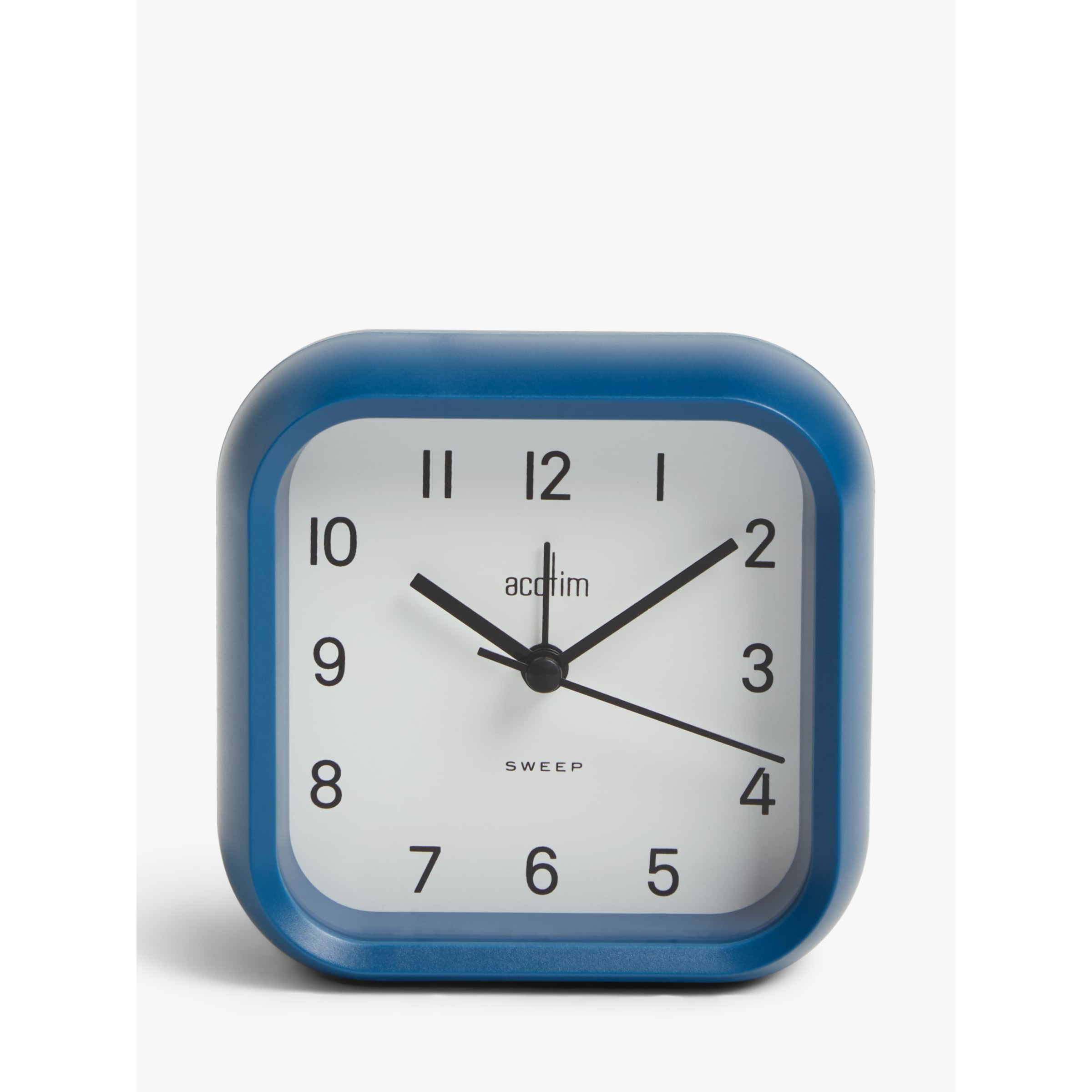 Acctim Carter Hands Non-Ticking Sweep Analogue Alarm Clock, 10cm - image 1
