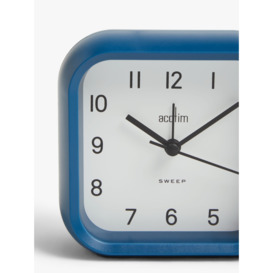 Acctim Carter Hands Non-Ticking Sweep Analogue Alarm Clock, 10cm - thumbnail 2