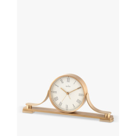 Acctim Wardley Napoleon Roman Numeral Mantel & Alarm Clock, Gold