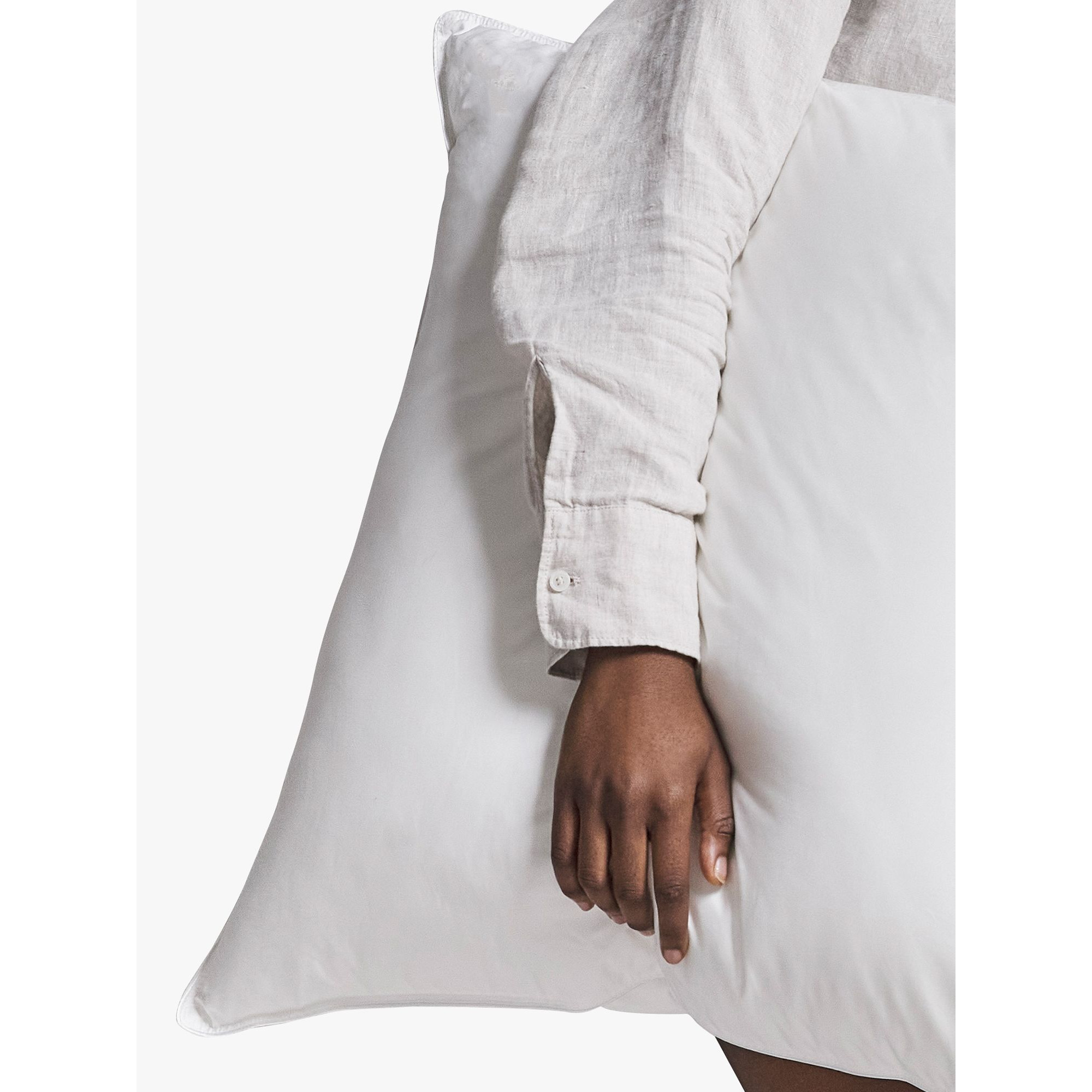 Bedfolk 100% European Duck Down Square Pillow, Soft/Medium - image 1