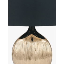 Pacific Gemini Textured Table Lamp, Gold - thumbnail 2