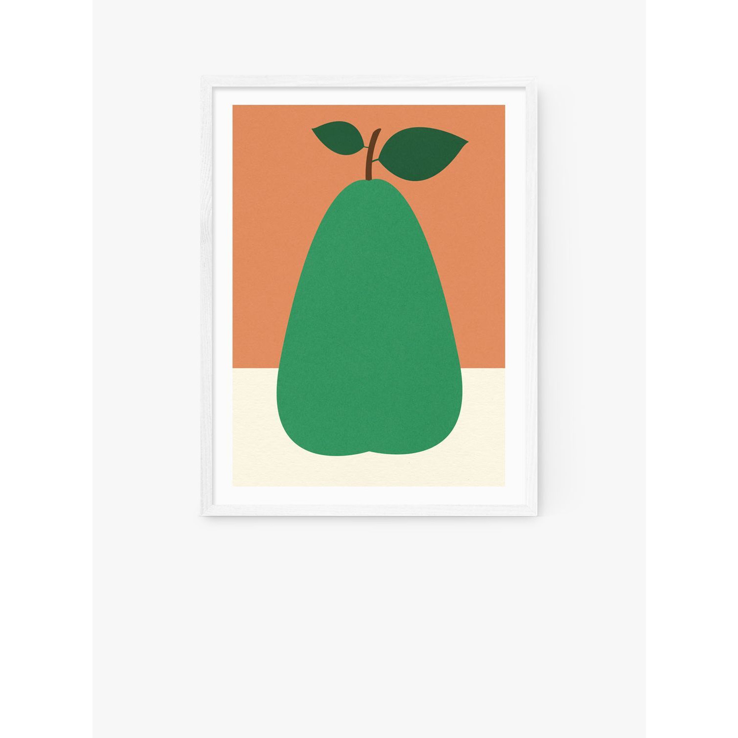 EAST END PRINTS Rosi Feist 'Green Pear' Framed Print - image 1