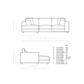 Swoon Althaea Grand 4 Seater LHF Corner Sofa - thumbnail 2