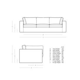 Swoon Seattle Large 3 Seater Sofa - thumbnail 2