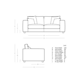 Swoon Althaea Large 3 Seater Sofa - thumbnail 2