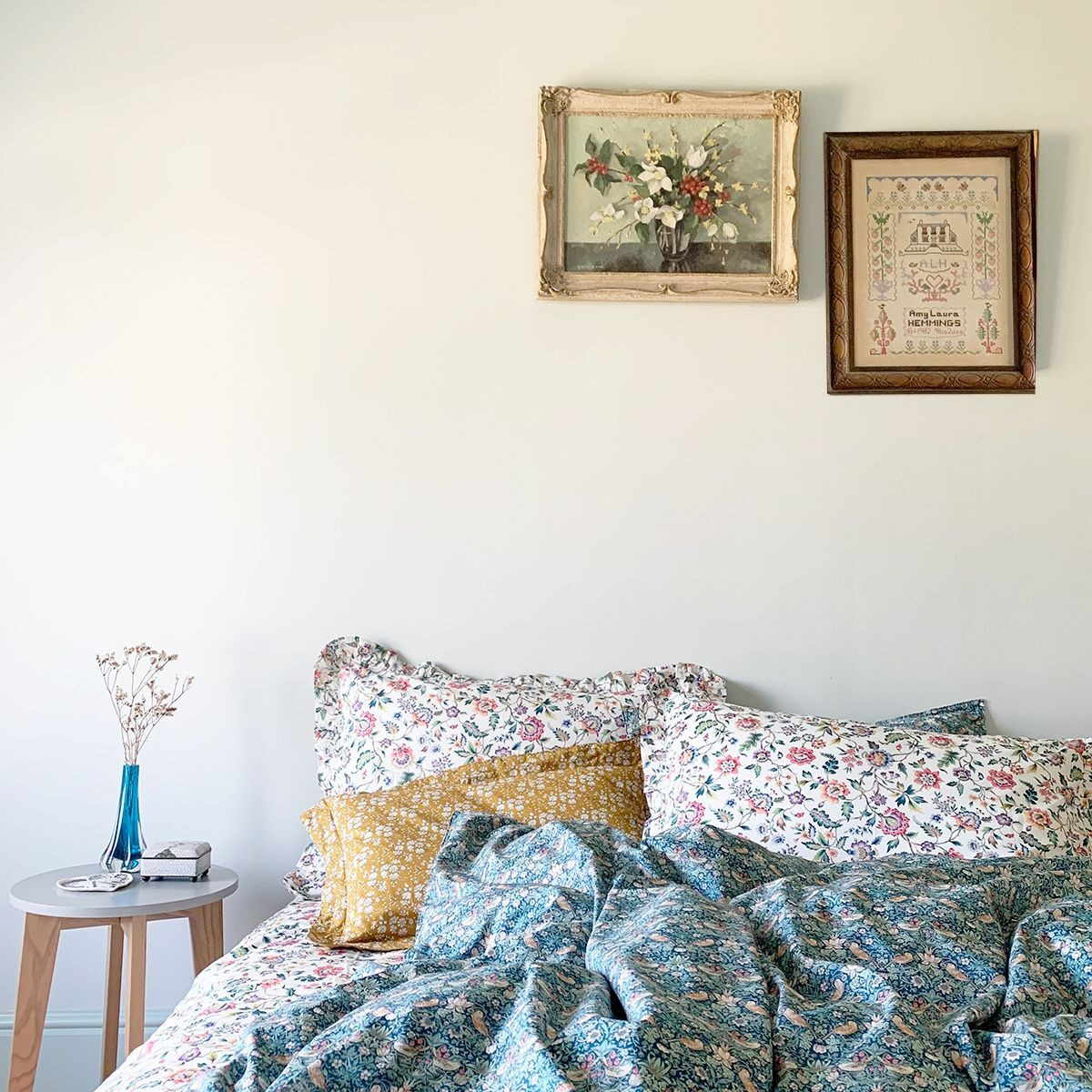 Coco & Wolf Liberty Fabrics Strawberry Thief/Eva Bella Duvet Cover Set