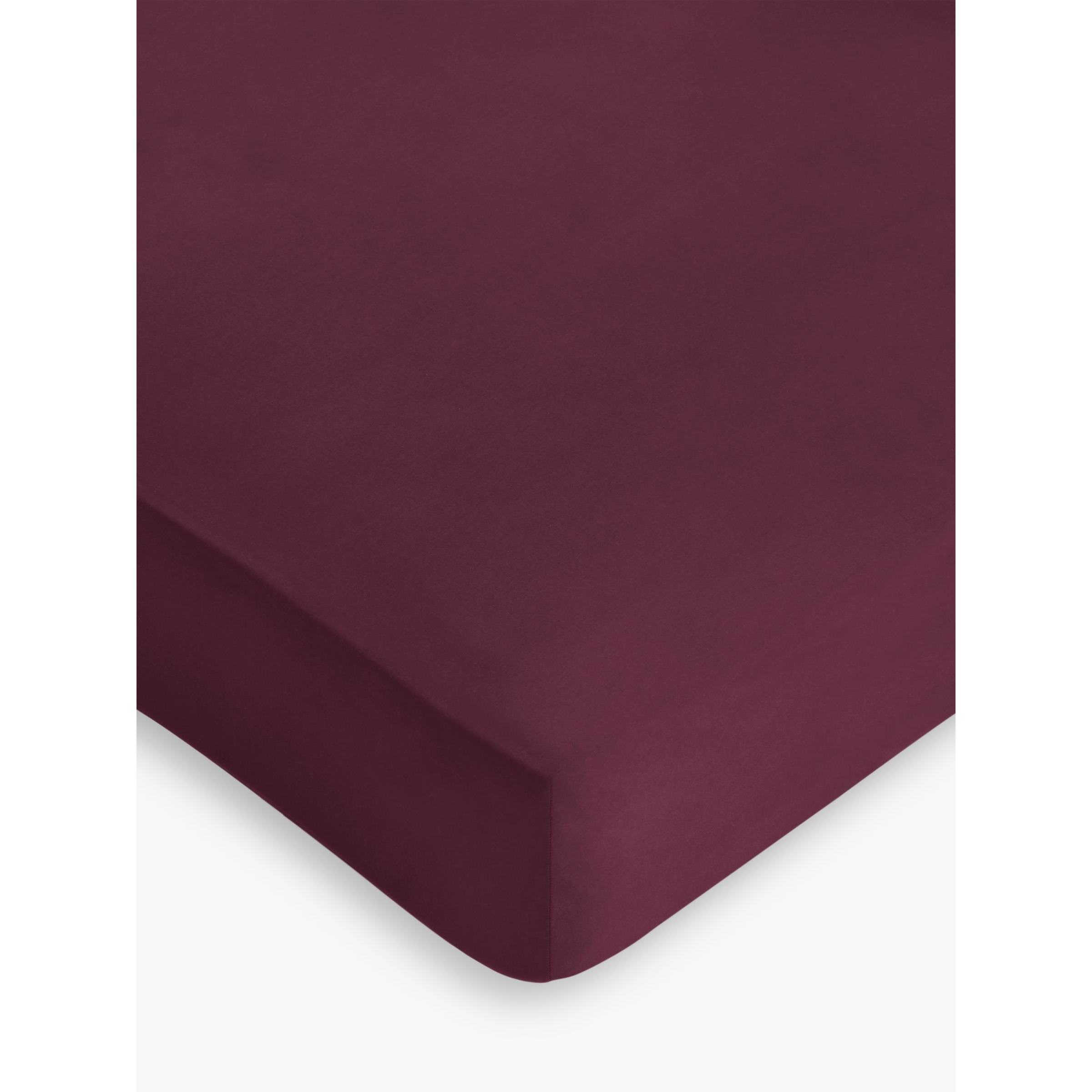 John Lewis Soft & Silky 400 Thread Count Egyptian Cotton Deep Fitted Sheet - image 1