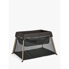 Silver Cross Rise by Tinie Travel Cot, Signature Edition, Black - thumbnail 1