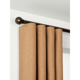 John Lewis Select Curl Gliding Curtain Pole with Ball Finial, Wall Fix, Dia.30mm - thumbnail 1