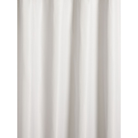 John Lewis Textured Waffle Recycled Polyester Shower Curtain - thumbnail 2