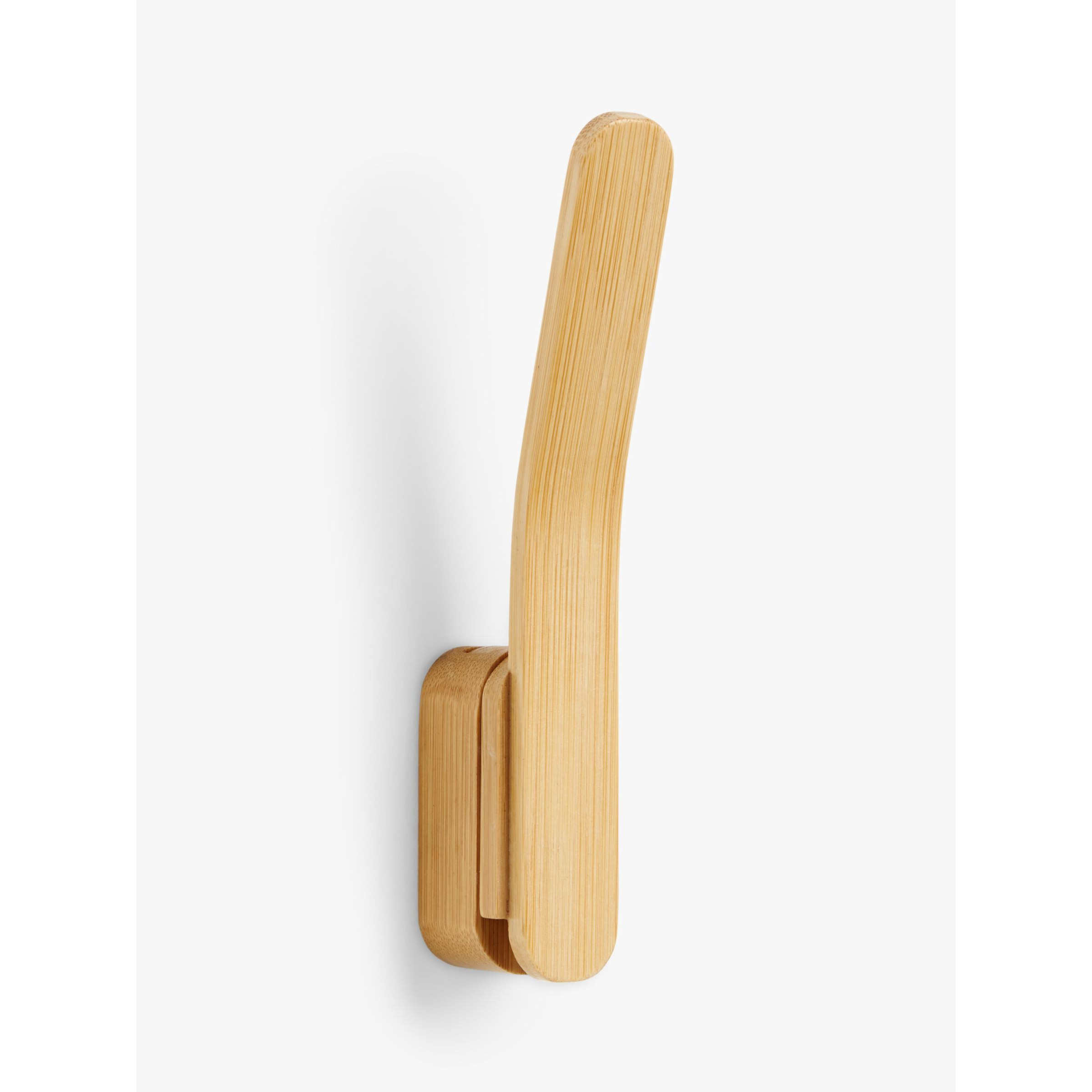 John Lewis Bamboo Coat Hook, Natural