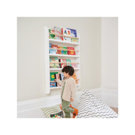 Great Little Trading Co Greenaway Medium Gallery Bookcase, White/Natural - thumbnail 3