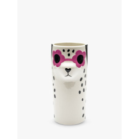 Tache Crafts 3D Dalmatian Ceramic Vase, White/Multi - thumbnail 2