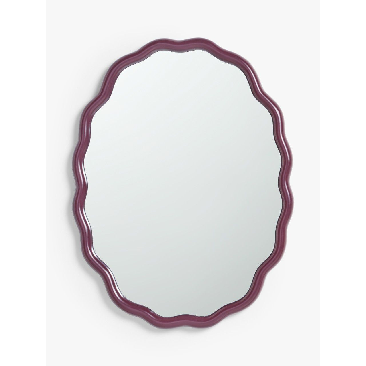 John Lewis Wiggle Oval Wall Mirror, 73 x 55.5cm - image 1