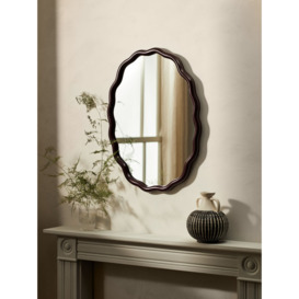 John Lewis Wiggle Oval Wall Mirror, 73 x 55.5cm - thumbnail 2
